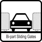 Bi-Parting Slide Gates and Slide Gate Bi-Parting Slide Gates and Slide Gate